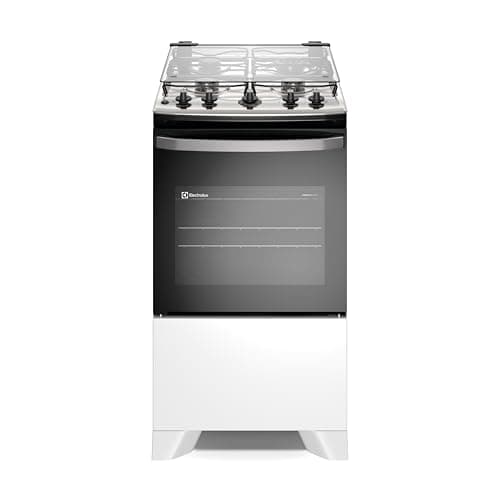 Electrolux Fogão 4 bocas Electrolux Efficient Branco Mesa Inox, PerfectCook e VaporBake® (FE4IW) Bivolt