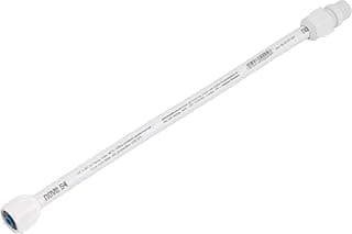 Engate Flexível em PVC 50 cm com Conexões Resistentes – Instalação Rápida e Segura para Torneiras, Pias e Sanitários