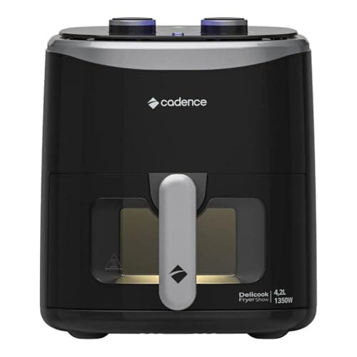 Fritadeira Sem Óleo 4,2L Cadence com Visor Delicook Fryer Show - 127V