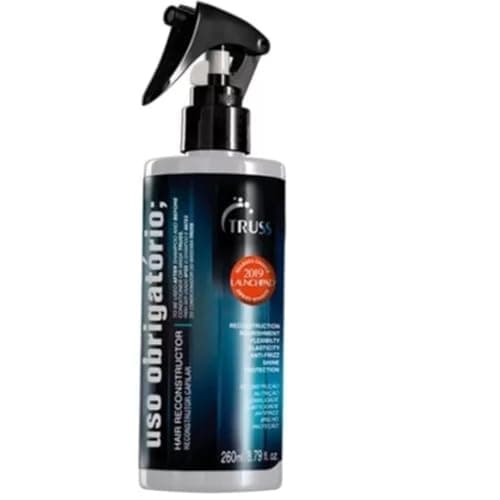 Truss Reconstrutor Uso Obrigatório | Tratamento Capilar com Proteção Térmica, Brilho e Redução de Quebra | 260ml