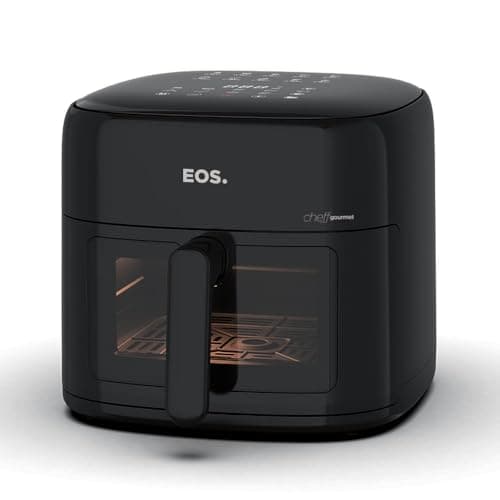Fritadeira Air Fryer EOS 8,2 Litros Family Chef Gourmet Digital Compacta All Black EAF80P 220V