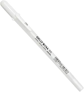 Caneta Gel Sakura Gelly Roll Cor Branco - 1.0mm Ponta Grossa