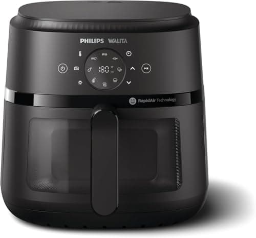 Fritadeira Airfryer Digital Série 2000 XL, Philips Walita, 6,2 litros, Tecnologia RapidAir, Preta, 2 anos de garantia, 220v, 1700W - NA230/09