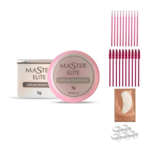 Creme Removedor Cola Master Elite Morango 5g Extensão Cílios