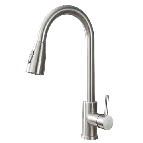 YESOP Torneira Cozinha Gourmet Misturador Monocomando Extensível Aço Escovado