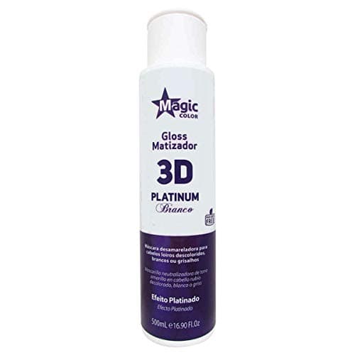 Magic Color Pro Matizador 3D Platinum Branco 500Ml (Efeito Platinado)