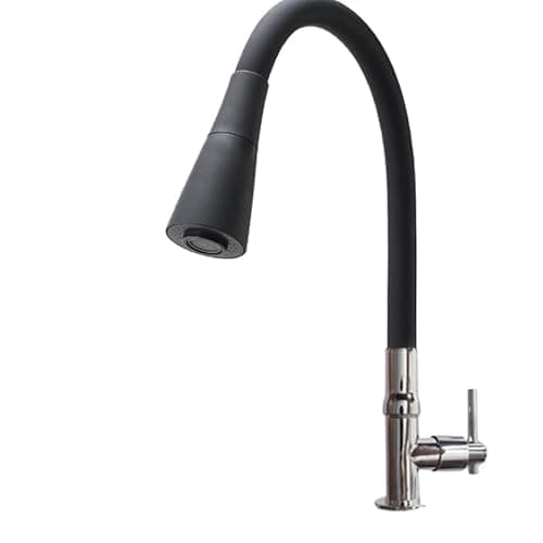 Torneira Dupla para Lavanderia com 2 Saídas, Bico Removível e Conexão 1/2 3/4 Metal Cromado(Bancada C/Base Cromada)