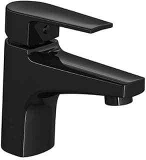 Misturador monocomando de mesa bica baixa para lavatório Level, Black Noir, Deca, 2875.BL26.NO