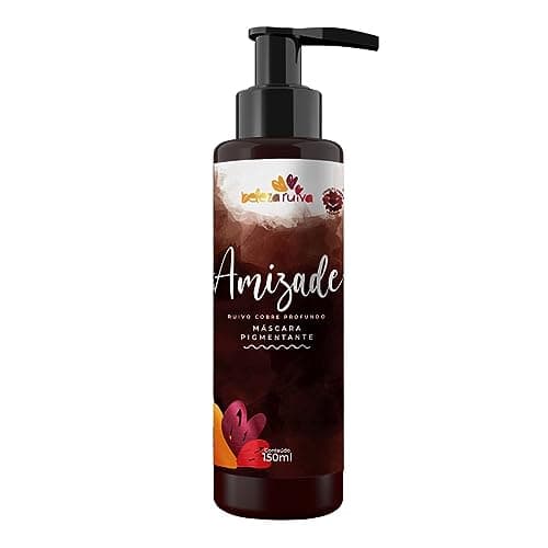 Beleza Ruiva – Tonalizante Amizade Ruivo Cobre Profundo 150ml | Tom Acobreado Natural e Intenso | Brilho, Hidratação e Tratamento Vegano
