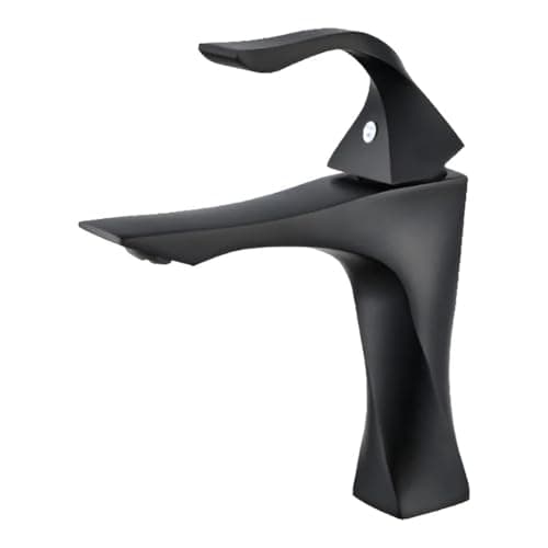 Torneira Banheiro De Luxo Monocomando Preta Alto Padrão Great Home Preto