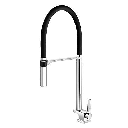 Docol Torneira Bica Alta de Mesa para Cozinha Doc Cromado/Preto- Cod.Novo: 90007389057 Cod.Antigo: 00738957