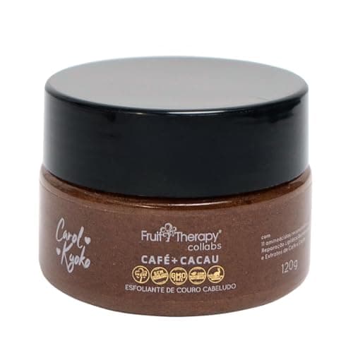Recontrutor Capilar Café + Cacau Carol Kyoko 290ML (Esfoliante de Couro Cabeludo Café + Cacau Carol Kyoko 120G)