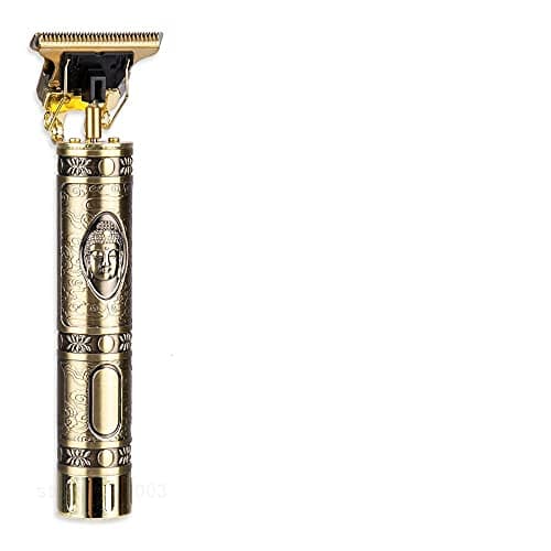 Glattol Máquina Elétrica Masculina Recarregável de Cortar Cabelo e Barbear VINTAGE T9 (Buda 1 Bateria)