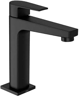 Torneira Lavatório Level Black Matte Mesa Bica Média Deca