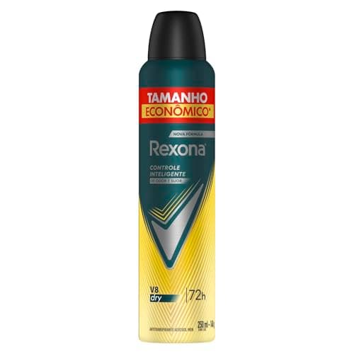 Antitranspirante Aerossol V8 Rexona Men 250Ml Leve Mais Pague Menos, Rexona (A embalagem pode variar)