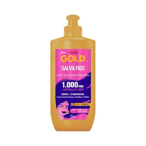 Creme de Pentear Leave In Niely Gold Salva Fios 250ml