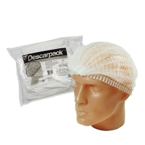 Descarpack Pacote Touca Descartável Branca 100 Unidades