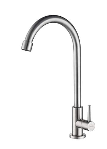 Torneira de Cozinha Inox Giratória Mesa Longa DOAN NOX02