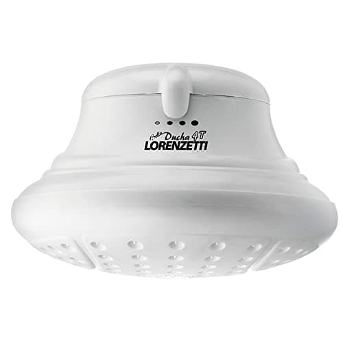 Chuveiro elétrico branco Lorenzetti Bella Ducha 4T com múltiplos bicos