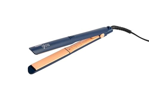 Chapa Taiff Gloss Profissional, 230° azul, cerâmica, Bivolt