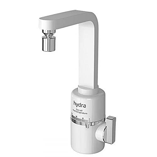 Torneira Multitemperatura Slim 4T Parede 5500W 220V, Hydra, Branco,TPSL.4.552BR