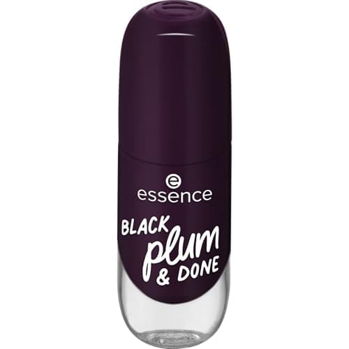 Esmalte de unhas com efeito gel essence 84 BLACK plum & DONE