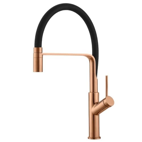 Torneira Monocomando Rose Gold Luxo Cozinha Área Gourmet Ducha Regulável Inovartte IN61
