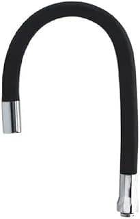 Tubo Gourmet Preto Reposição Torneira De Cozinha Parede/Mesa