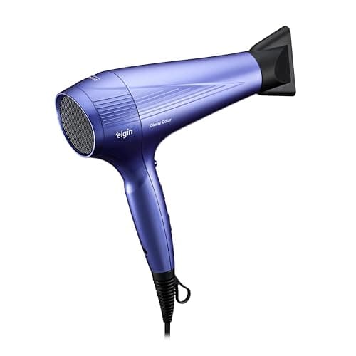Secador de Cabelo Glossy Color Elgin 2.000W Tourmaline íon, Jato Frio e 7 opções de Combinações Roxo - 110v