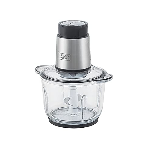 BLACK+DECKER Processador de Alimentos Antiaderente em Inox, Gourmand Gris, Modelo MP300G, 220V