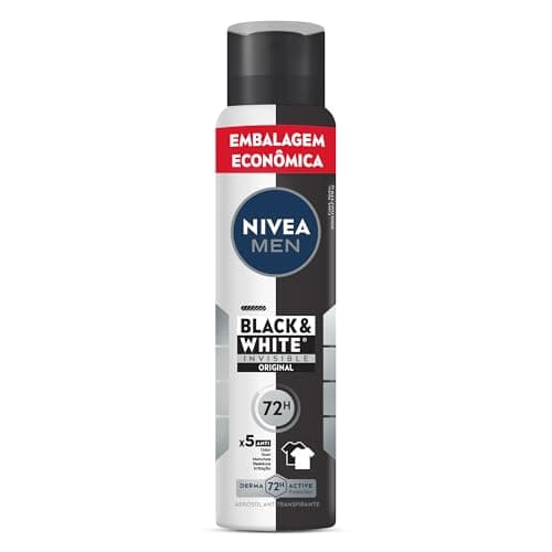 NIVEA MEN Desodorante Aerossol Black & White Invisible Original 200ml
