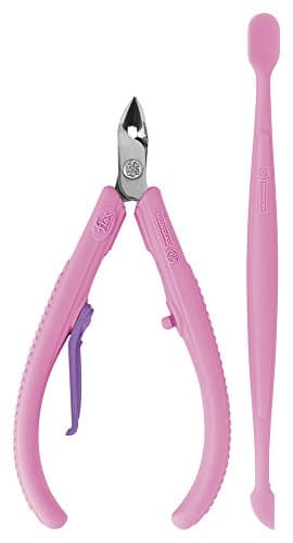 Mundial S/A Alicate Cutícula Flex 02 Peças Rosa