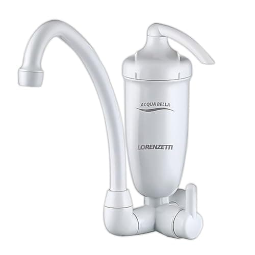 Purificador de Água com Torneira de Parede Acqua Bella, Lorenzetti, 7411815, Branco, Pequeno