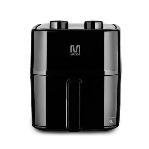 Fritadeira Elétrica sem óleo Air Fryer 3L 1200W 127V com Timer Sonoro Preto Multi - GO250