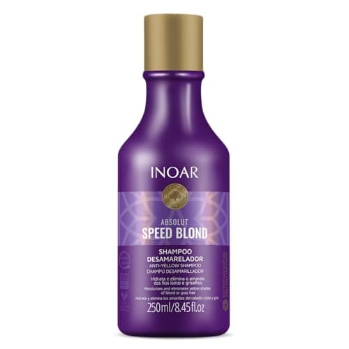 Shampoo Speed Blond Matizador 250Ml, Inoar, Transparente, 250 Ml