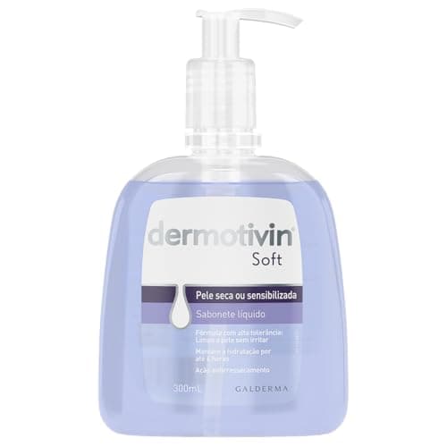 Dermotivin Sabonete Líquido Facial Pele Seca Ou Sensibilizada Soft 300ml