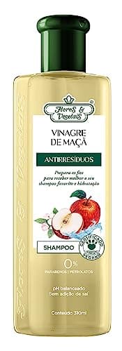 Flores & Vegetais Shampoo Vinagre De Maçã Antirresíduos 310Ml