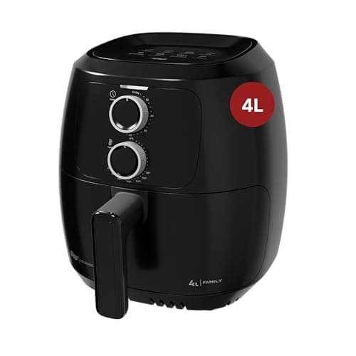WAP Fritadeira Elétrica Air Fryer FAMILY WAFF2-P 4 Litros, Preto, Revestimento Antiaderente, 1500W 127V