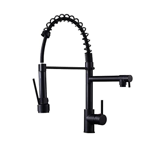 Torneira Gourmet 50cm com Misturador Monocomando Preta de Bancadabelccatgm50p-bl