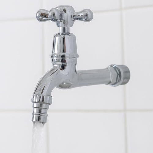 Torneira Longa Tanque Jardim PVC Cromada 1/2 Resistente