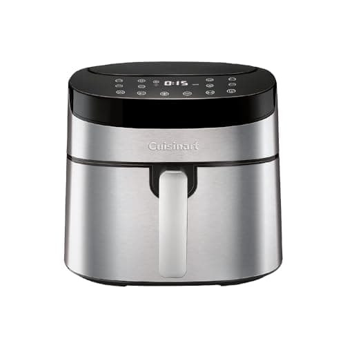 Air Fryer Digital, Cuisinart, 7,2 Litros, 3 Anos de Garantia, 1800W, 220V - Preto com Aço Inox