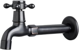 MAC Metais Vintage, Torneira Palermo para Parede Vintage Preto Óleo