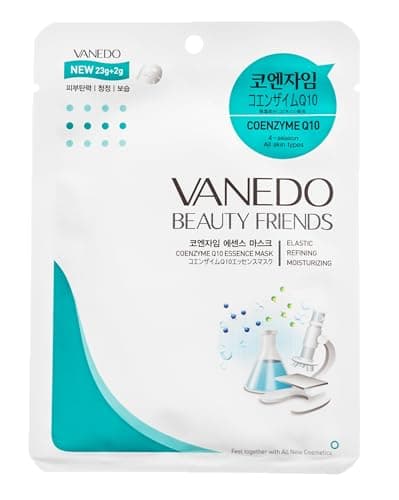 Máscara Hidratante Facial Coreana Beauty Friends - Coenzima Q10