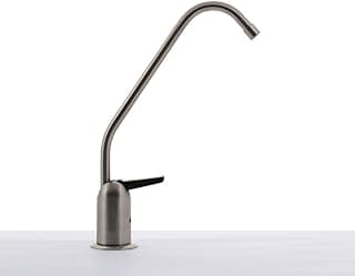Hydronix LF-BLRAG-BN Teir1 Longo Alcance RO Osmose Reversa ou Torneira de Água Filtrada, Sem Chumbo Níquel Escovado com Folga de Ar