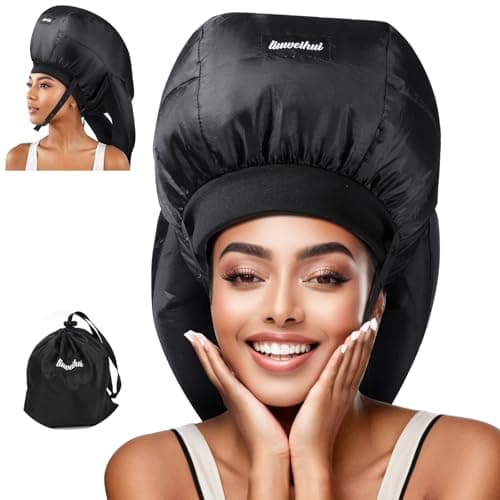 Secador de cabelo Bonnet, difusor de cabelo ideal para cabelos cacheados, sua solução definitiva – Tampa de secador de cabelo de capacidade espaçosa para pentear rapidamente os cachos