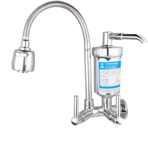 Torneira Cozinha Com Filtro Gourmet Parede de Metal Luxo C-66
