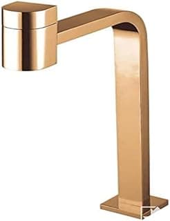 Torneira de mesa bica alta rose gold Lorenzetti para lavatório