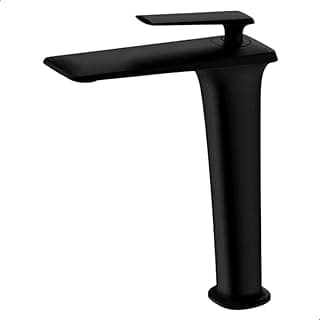 Torneira SOFTINOX Linha Luxo Monocomando Bica Alta All Black, elegante, cor preta.