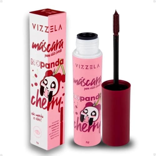 Vizzela No Panda Cherry Bordô - Máscara para Cílios 5g