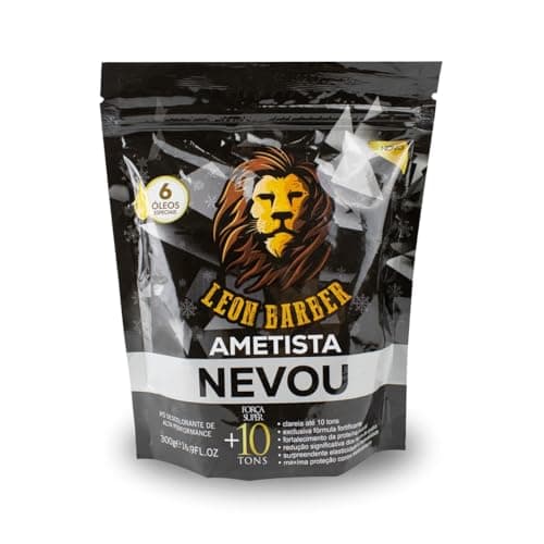 Pó Descolorante Ametista Nevou 10 tons Leon Barber 300g